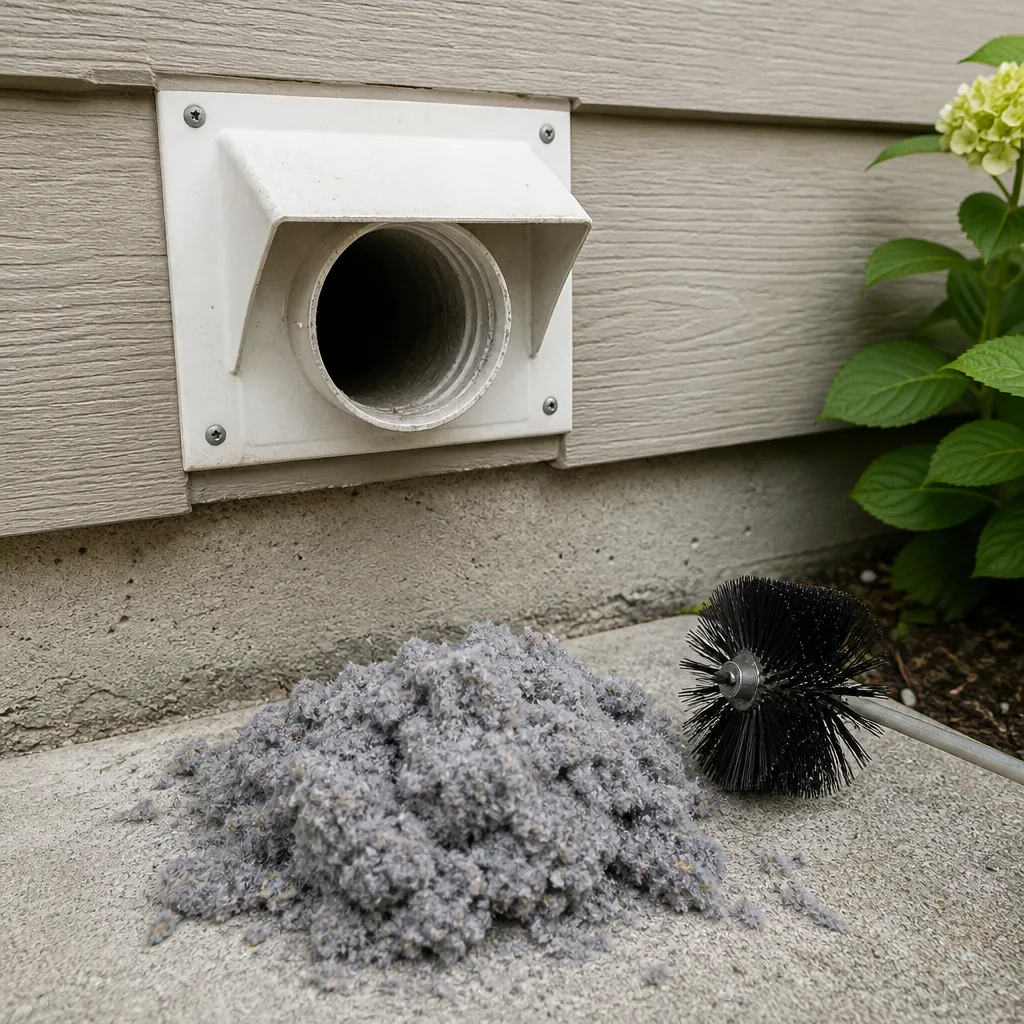 Dryer vent cleaning